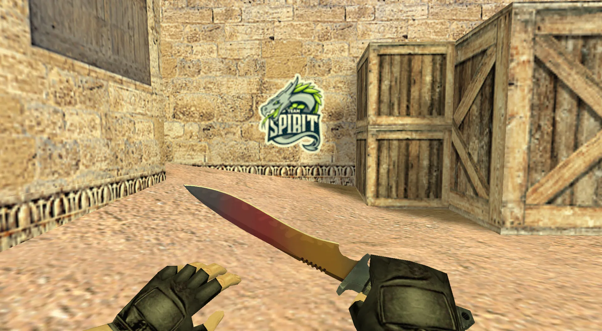 Скриншот Граффити «Team Spirit Logo» для CS 1.6 - Элементы Киберспорта