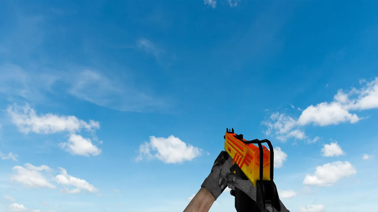 Скриншот Модель MAC-11 Sunset Wings для CS 1.6 – качественные текстуры и анимации