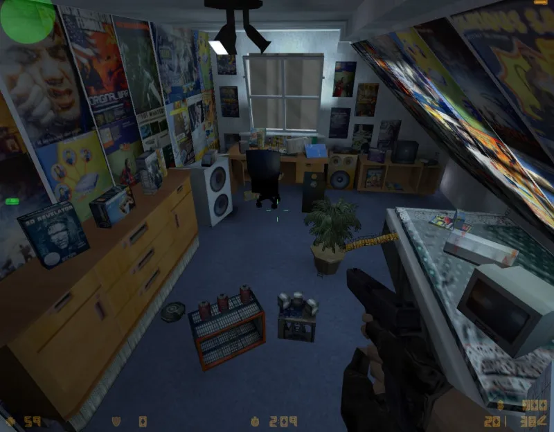 Скриншот Карта de_therealrats для CS 1.6: Тактические особенности и оптимизация