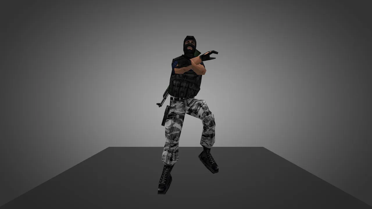Скриншот Модель «Terror Gangnam Style» для CS 1.6 - Уникальный скин для игроков