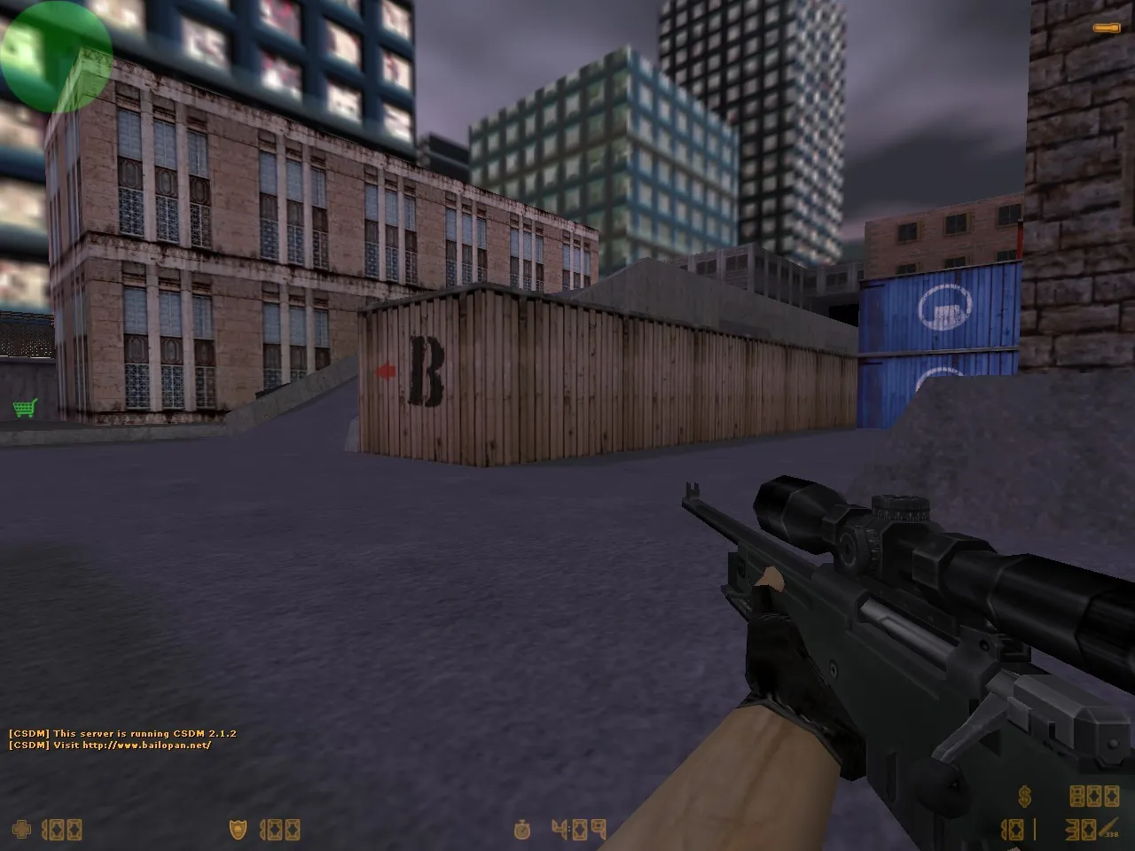 Скриншот  de_assault_city для CS 1.6: тактики за CT/T, точки на карте, оптимизация и боты