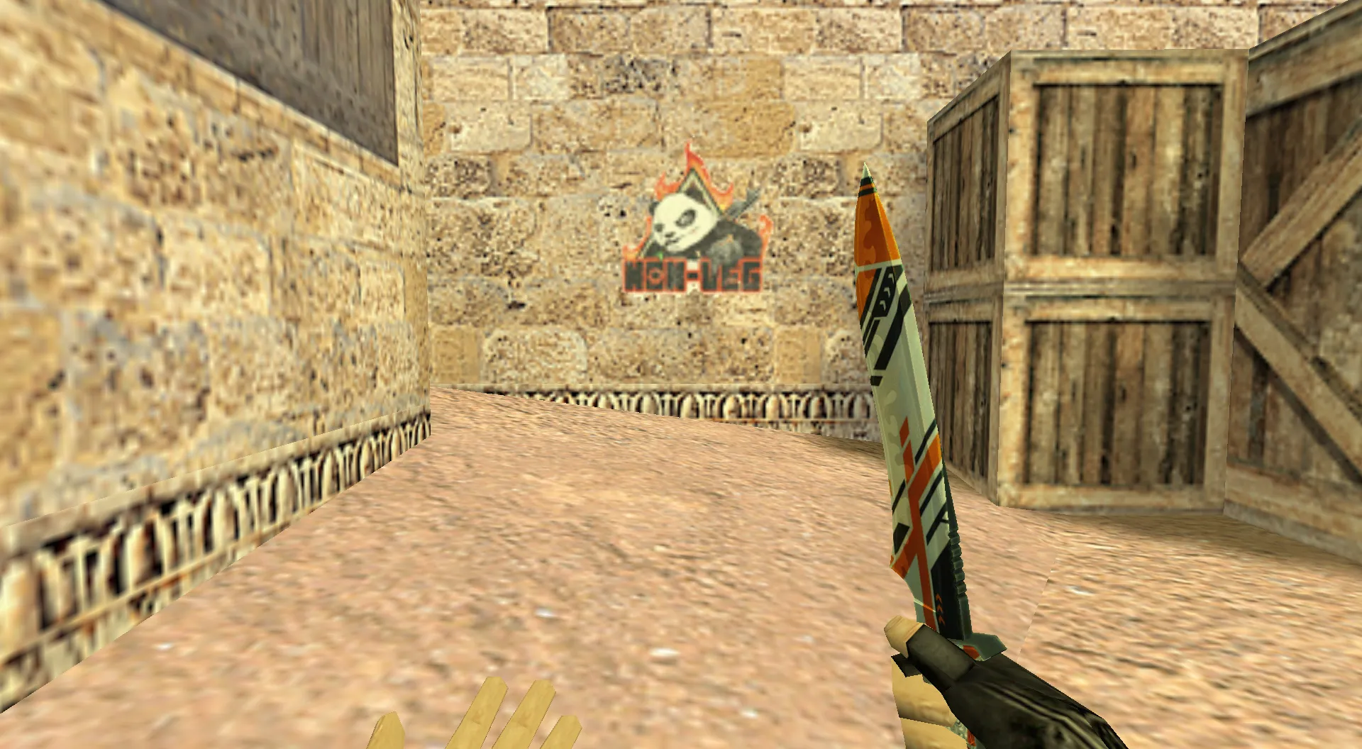 Скриншот Граффити «Нетравоядное» для CS 1.6 - Уникальное граффити из CS:GO