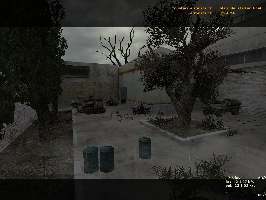 Скриншот  Карта de_stalker_final для CS 1.6 - тактические возможности и детали