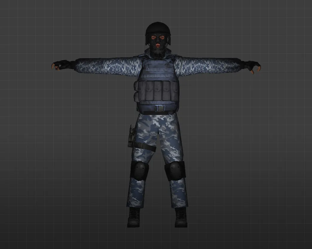 Скриншот Модель «ОМОН» для CS 1.6 - Реальные Игроки с Уникальным Стилем