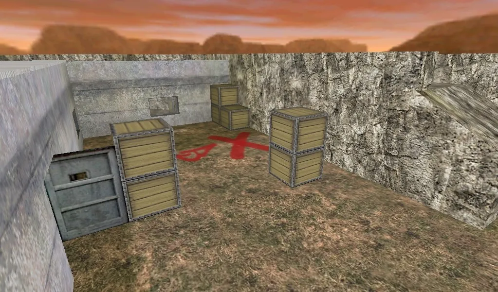 Скриншот  Карта de_mountainpass для CS 1.6: Тактика и особенности
