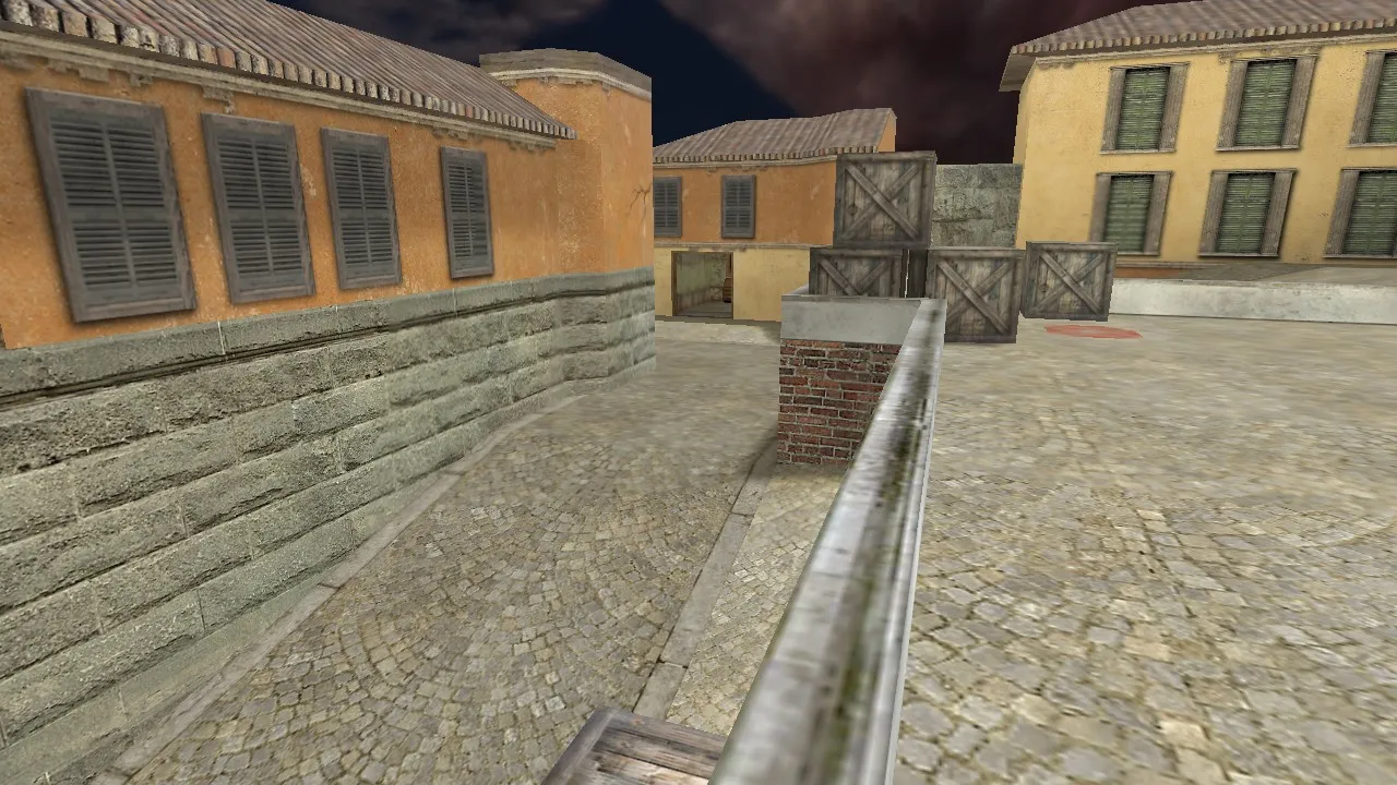 Скриншот  de_esl_villaggio_b1 карта CS 1.6: тактика за CT/T, точки, .nav и оптимизация wpoly/epoly