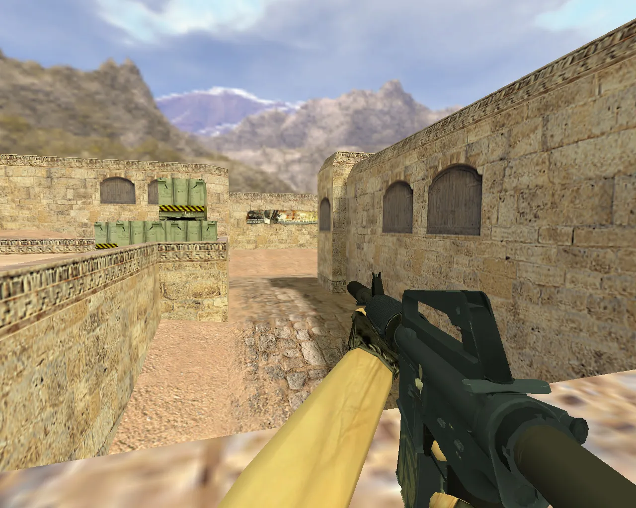 Скриншот Модель «М4А1 Страж» v_ m4a1 p_ w_ для CS 1.6: анимация осмотра, звуки, текстуры