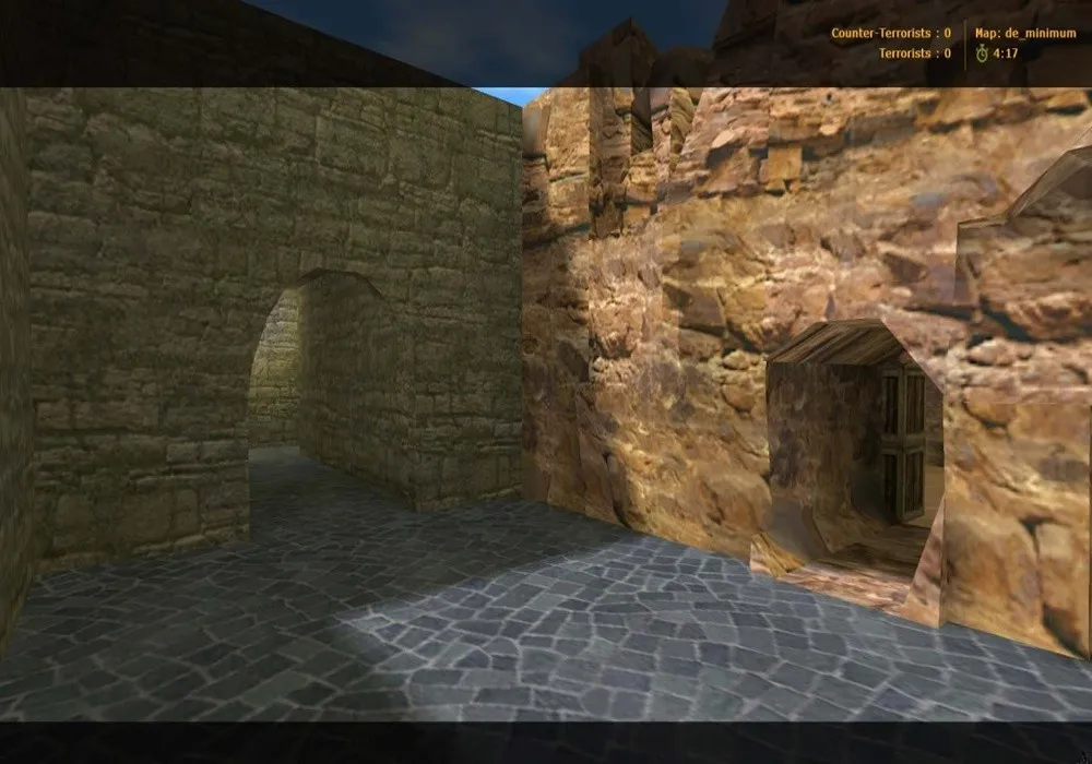 Скриншот  Карта de_minimum для CS 1.6 - тактические возможности и баланс