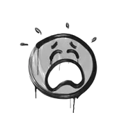 Скриншот  Граффити «Плак-плак» для CS 1.6 - Уникальный стиль из CS:GO