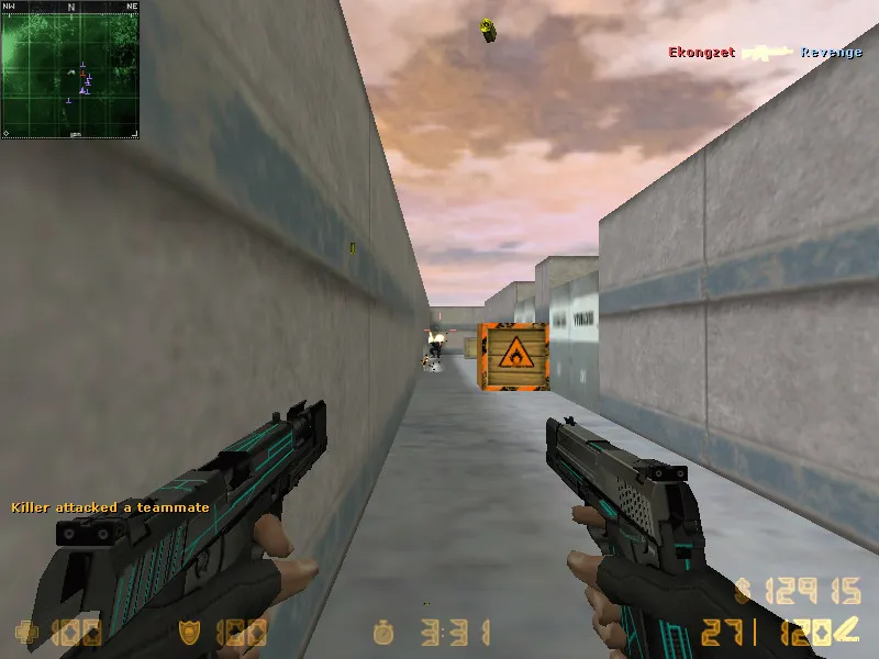 Скриншот  de_battleground карта для CS 1.6: спавны, тактика CT/T и .nav для ботов