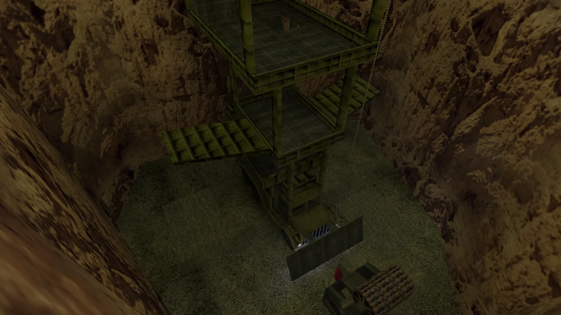 Скриншот  Карта de_lostcars для CS 1.6 - тактика и подробности