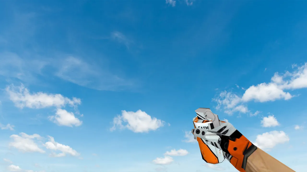 Скриншот Модель «Asiimov Grenade Pack» для CS 1.6: v_, p_, w_ гранаты, звуки, анимация осмотра и текстуры