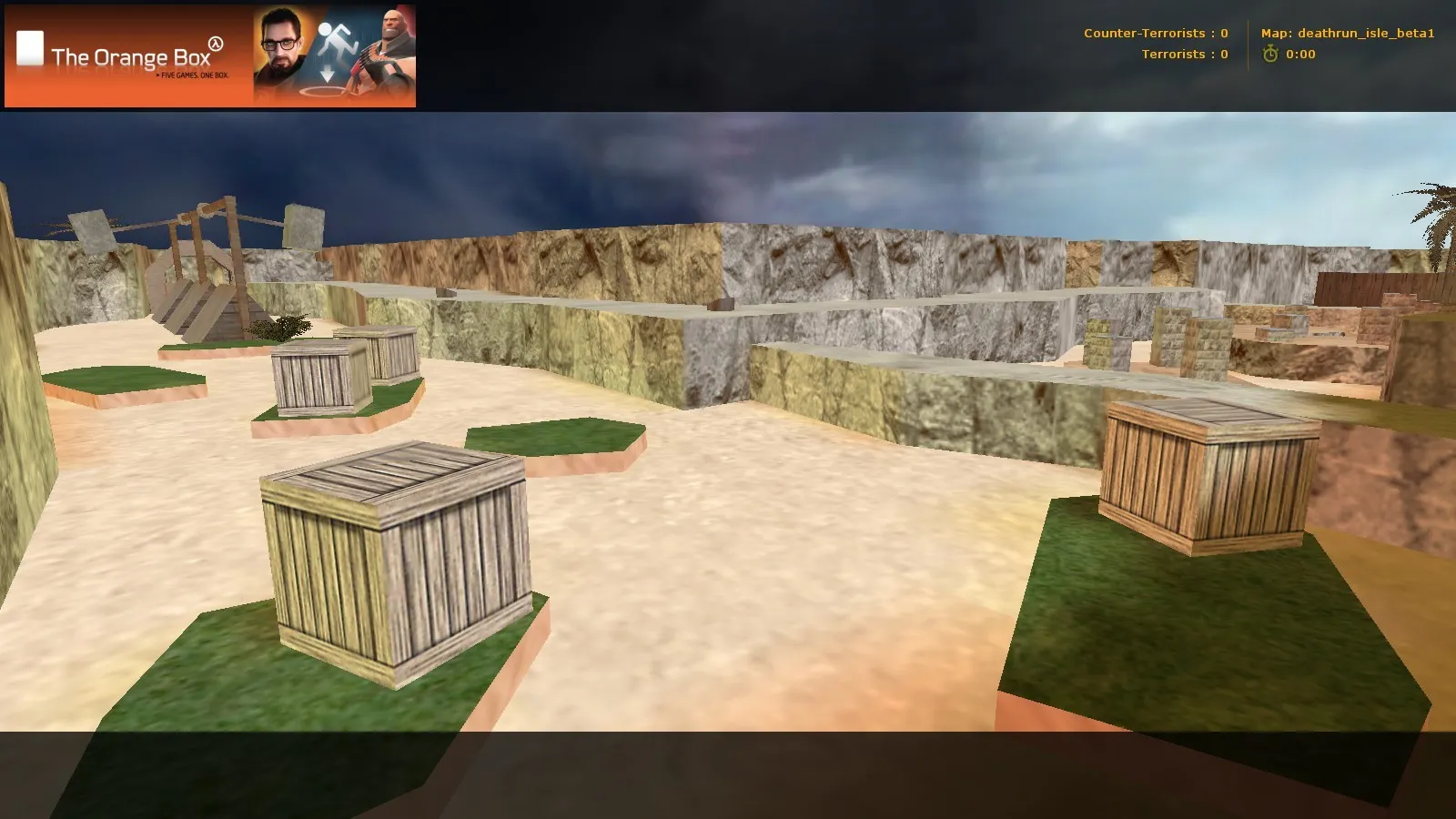 Скриншот  deathrun_isle_beta1 для CS 1.6: точки, ход игры, .nav, оптимизация wpoly/epoly