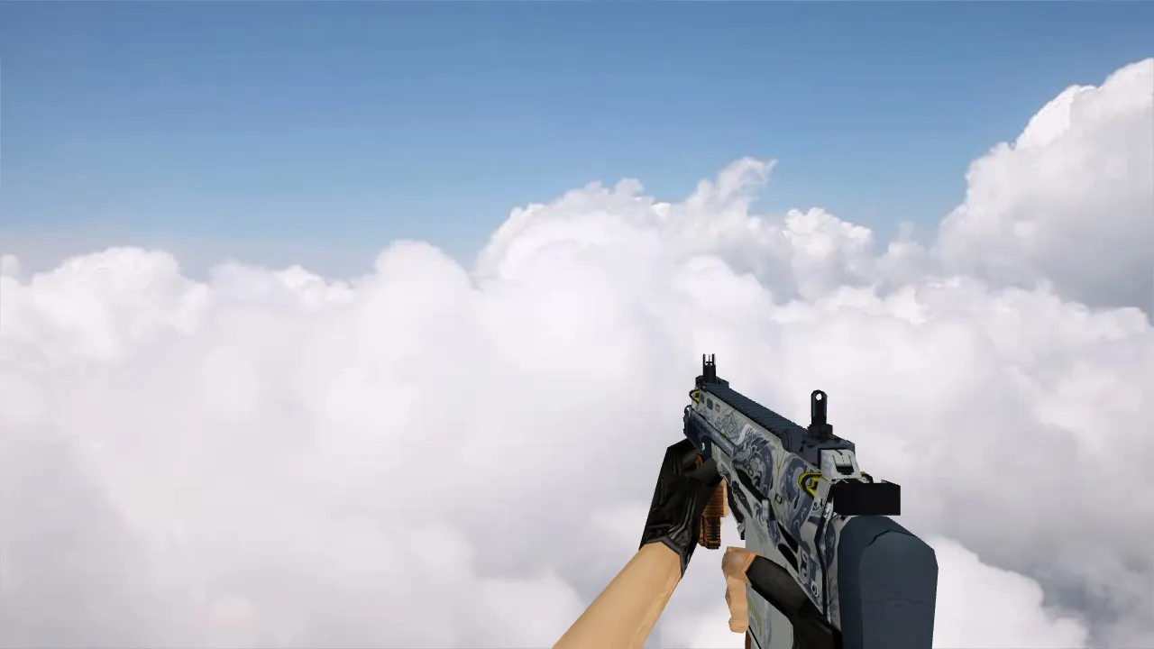 Скриншот Модель MP7 Kintsugi для CS 1.6 - качественная замена MP5