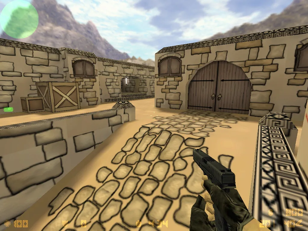 Скриншот  Карта «de_nodust» для CS 1.6 - Оптимизация и тактика