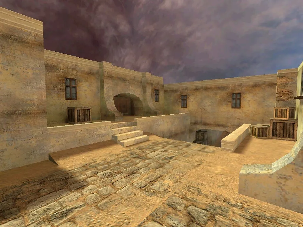 Скриншот  Карта de_wraith для CS 1.6: тактика и особенности