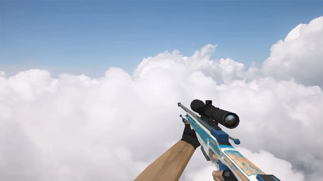 Скриншот Модель AWP Sea Motive для CS 1.6 - Оружие с уникальным стилем