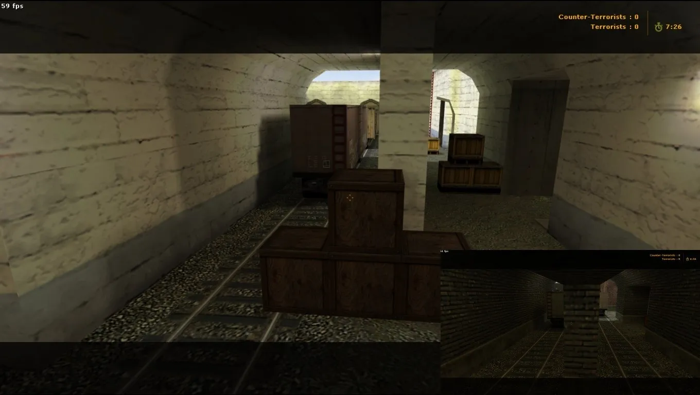 Скриншот  Карта de_train_sl для CS 1.6 - Оптимизация и тактика