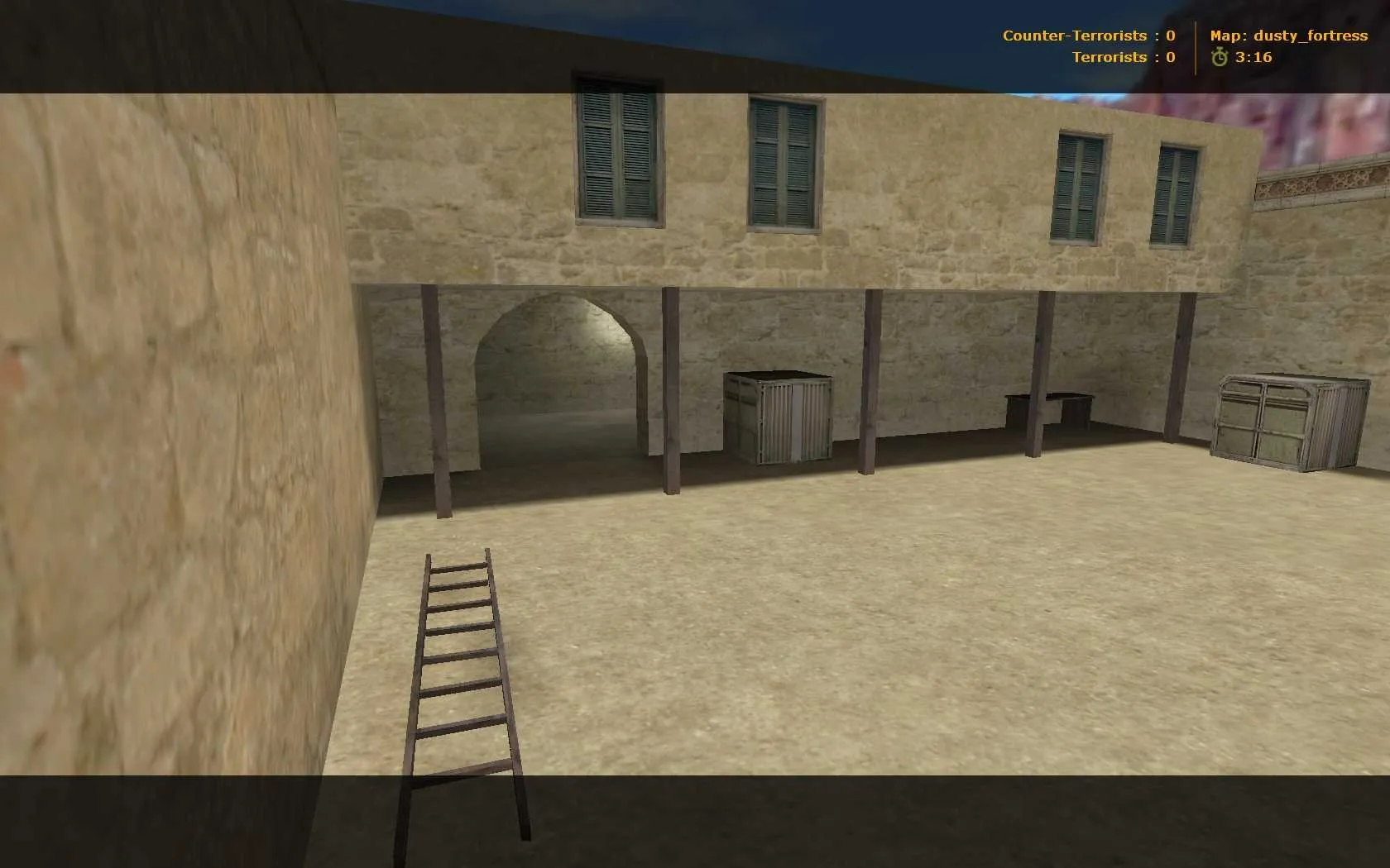 Скриншот  Карта dusty_fortress для CS 1.6: Тактика и особенности