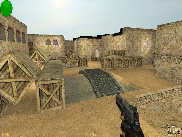 Скриншот  de_crazydust2 для CS 1.6: карта, точки, тактика, .nav, wpoly/epoly и установка без риска