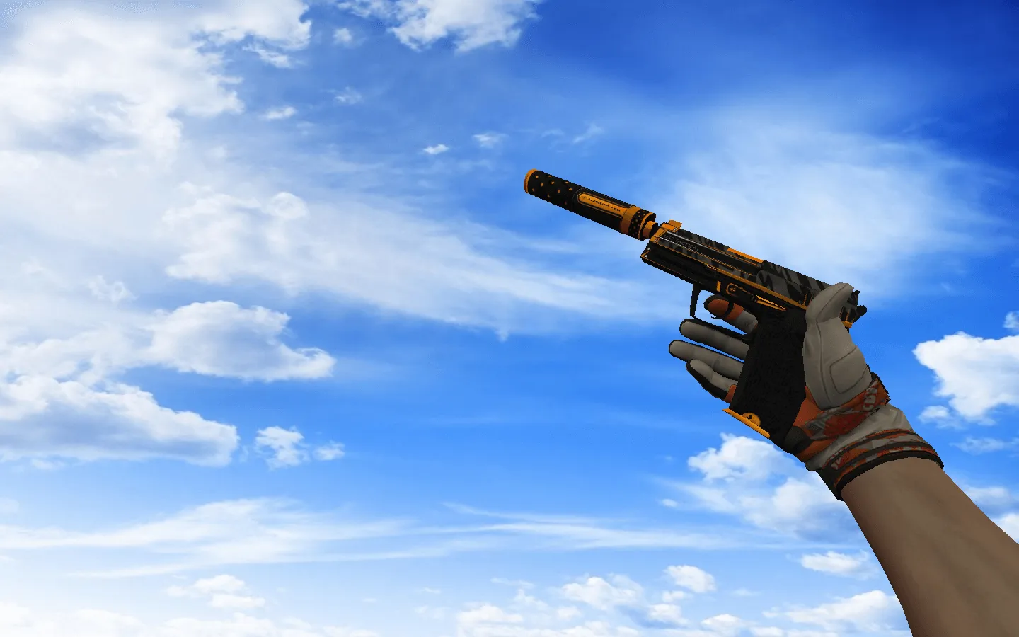 Скриншот  Пак оружия CS 1.6 с мотоциклетными перчатками «БУХ!»: АК-47, AWP, DE, Glock-18, M4A4, SG 553, USP-S и ножи