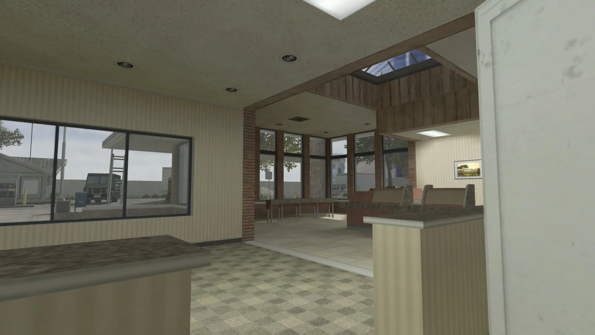 Скриншот  de_bank_fix для CS 1.6: тактики за CT/T, точки под контроль, .nav и оптимизация карты