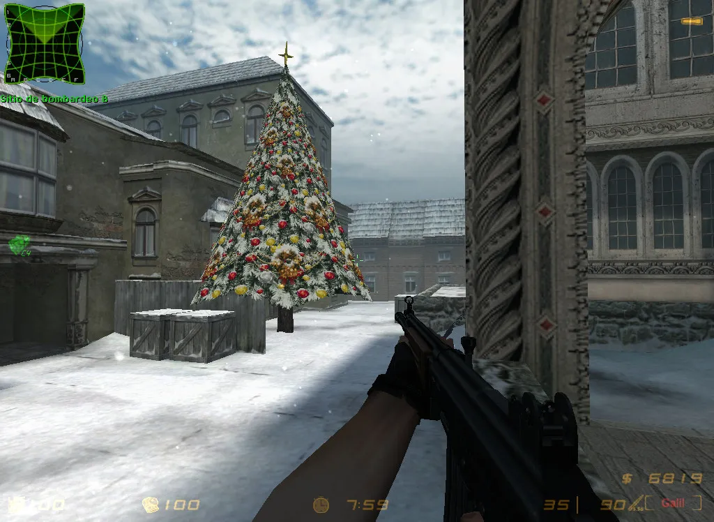 Скриншот  Карта de_vostokxmas_cso для CS 1.6: тактические особенности и детализация