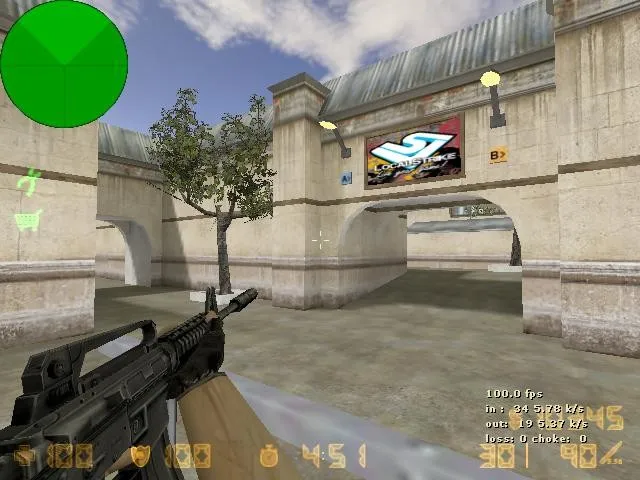 Скриншот  Карта de_localstrike для Counter-Strike 1.6: тактика и особенности