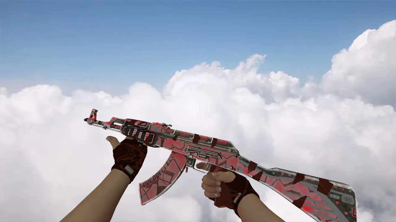 Скриншот Модель v_ ak-47 Ruby Forged для CS 1.6: p_ и w_ файлы, звуки, анимация осмотра, текстуры и настройка