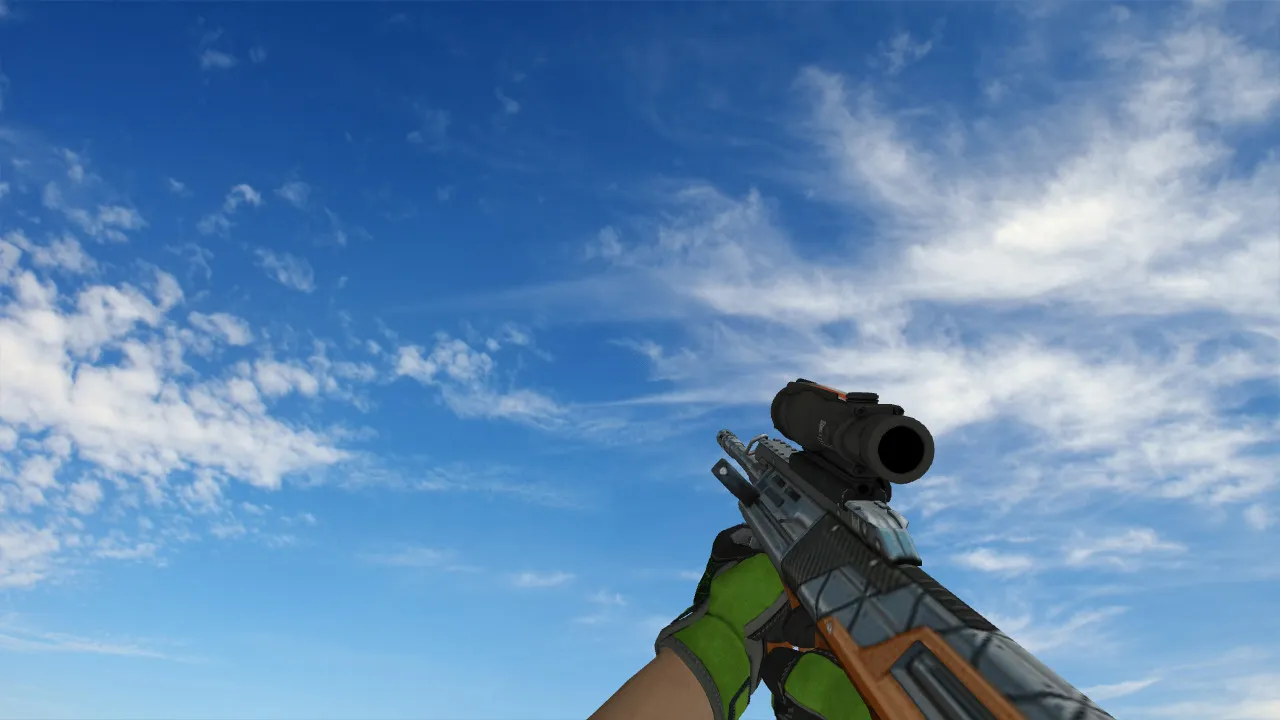 Скриншот Пак моделей Specialist Gloves Emerald Web Pack для CS 1.6: v_/p_/w_ модели, звуки, анимация осмотра и качество текстур