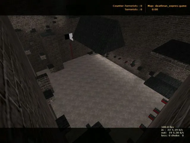 Скриншот  deathrun_expres-game для CS 1.6: карта deathrun, точки, маршруты и настройка сервера
