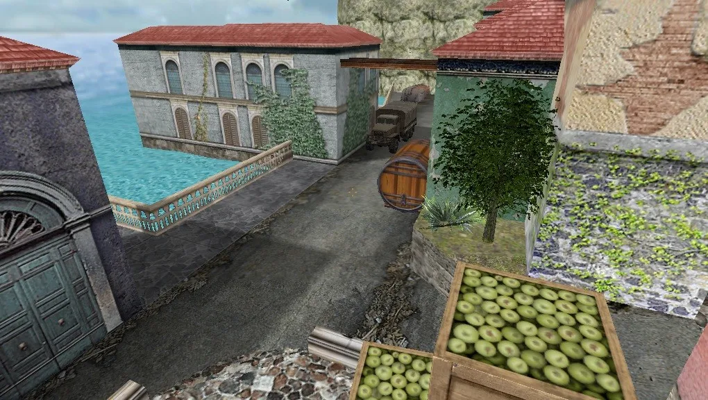 Скриншот Карта de_toscana для Counter-Strike 1.6: тактика и детали