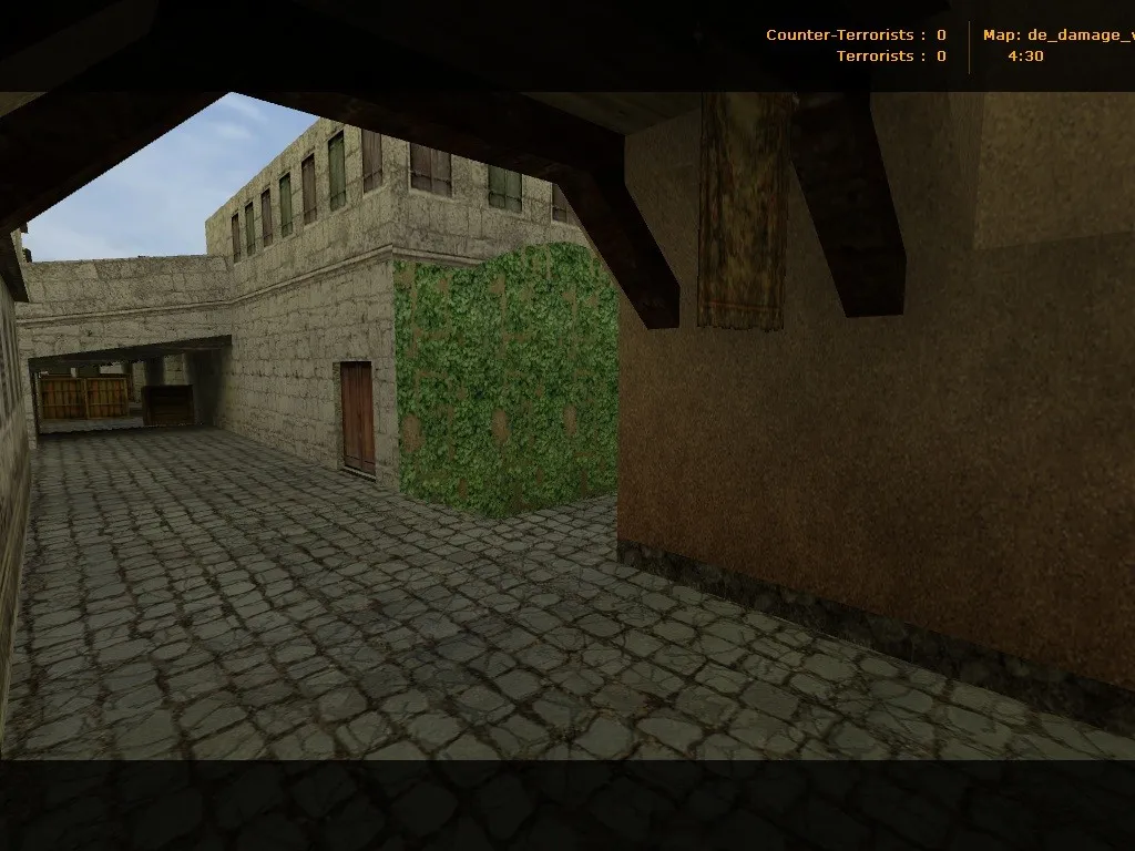 Скриншот  Карта de_damage_village для CS 1.6: тактика, баланс сторон, .nav для ботов и оптимизация wpoly/epoly