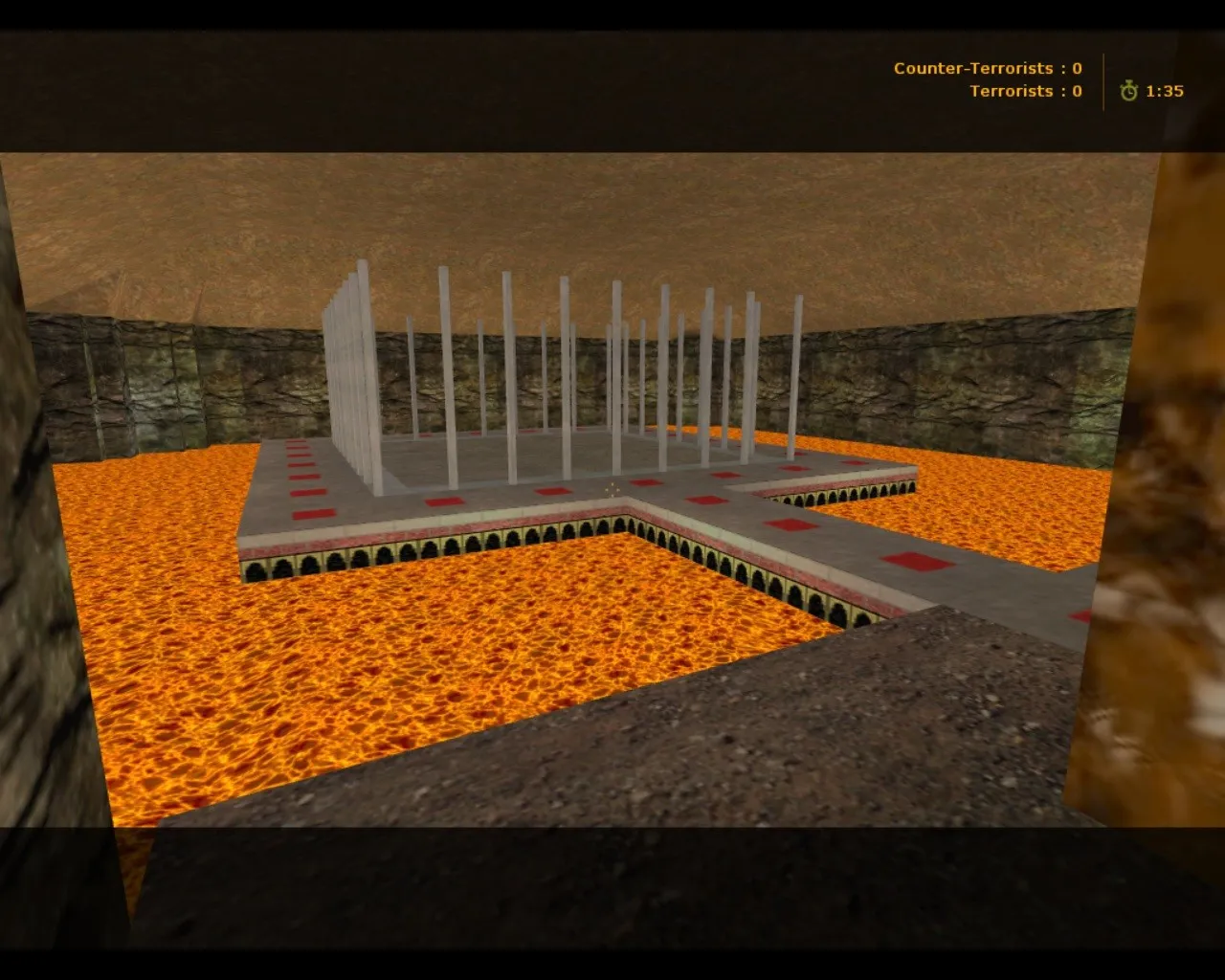 Скриншот  de_go2hell_v2 для CS 1.6: точки, маршруты, .nav для ботов и оптимизация карты