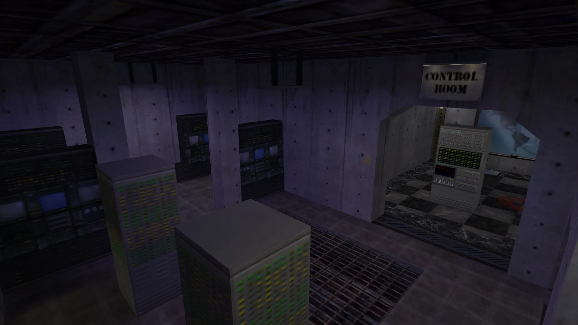 Скриншот  Карта de_cchq для CS 1.6: геймплей, точки, .nav для ботов, оптимизация wpoly/epoly