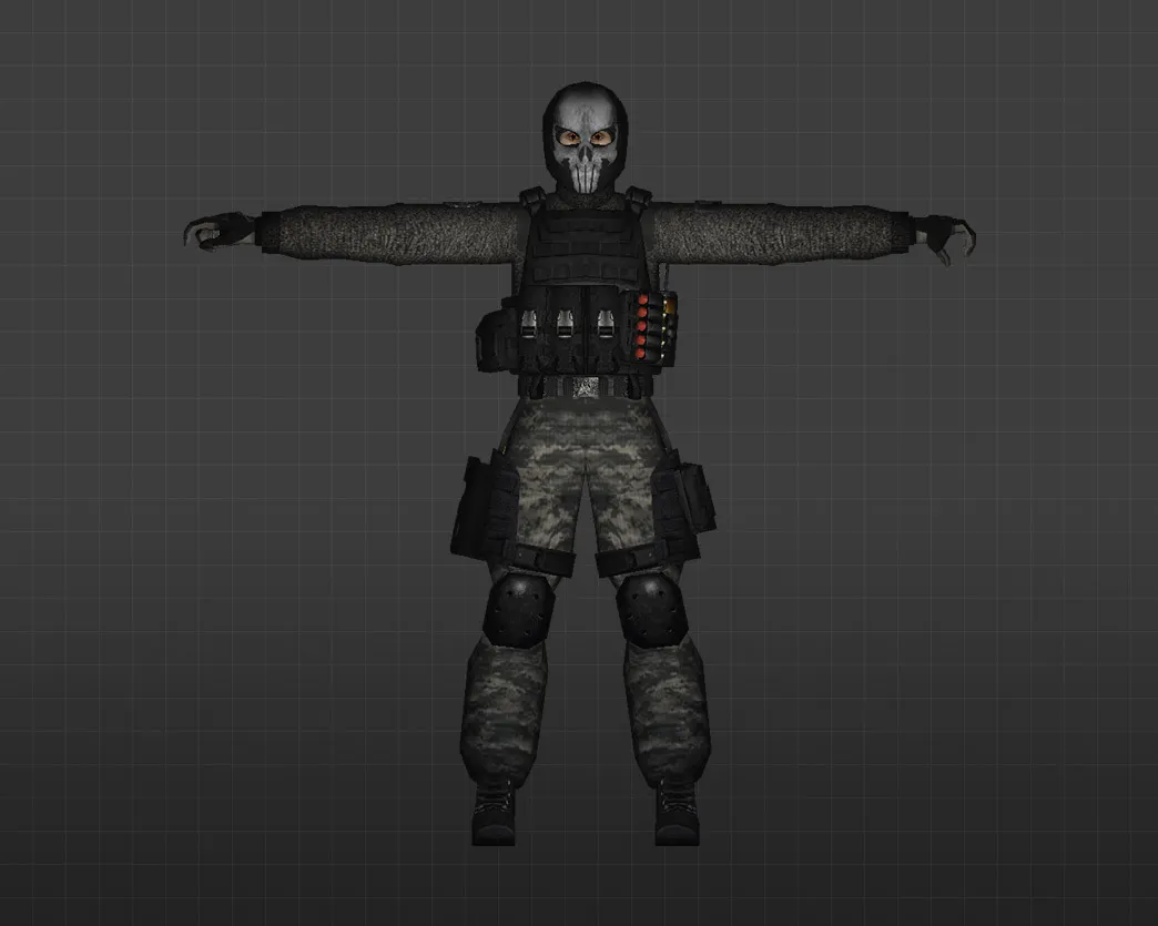 Скриншот Модель «Карательный отряд» для CS 1.6 - Оптимизация для игроков