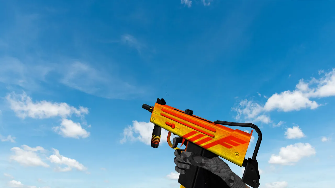 Скриншот Модель MAC-11 Sunset Wings для CS 1.6 – качественные текстуры и анимации
