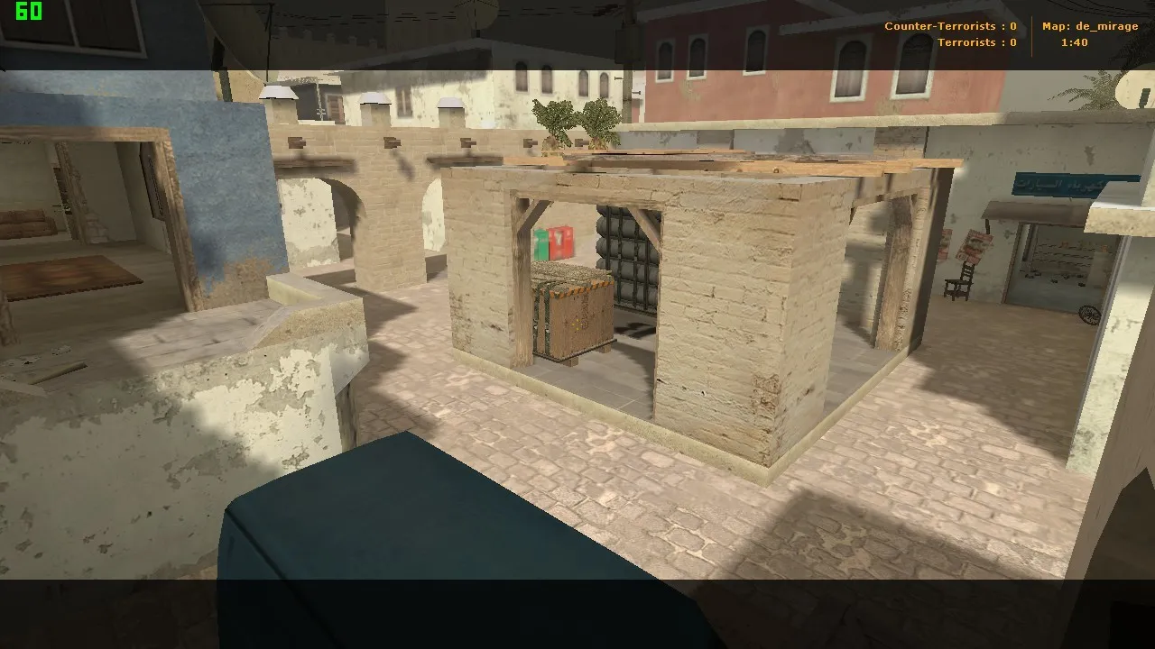 Скриншот  Карта cso_mirage для CS 1.6: точки, тактика за CT/T, .nav для ботов, оптимизация wpoly/epoly