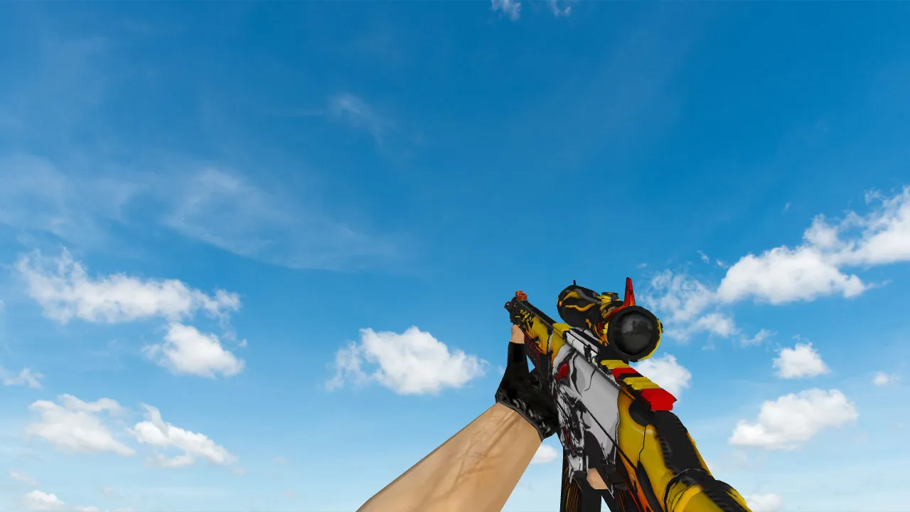 Скриншот Модель SG-553 Blitz для CS 1.6 - Оружие с высокой точностью