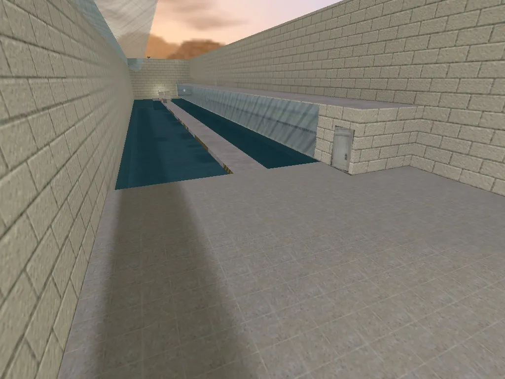 Скриншот  deathrun_spl_prefinal для CS 1.6: тактика за CT/T, точки, боты .nav и оптимизация карты