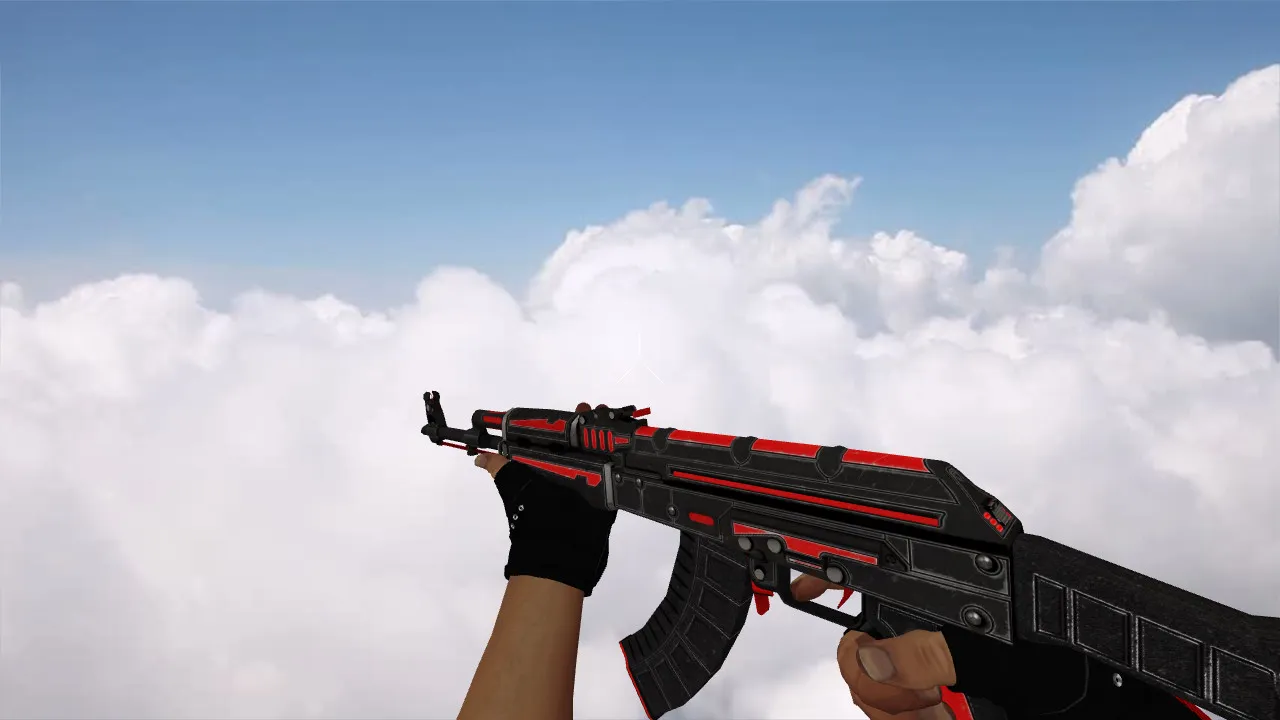 Скриншот Модель "AK-47 Dark Lord" для CS 1.6 — качественные текстуры и анимация