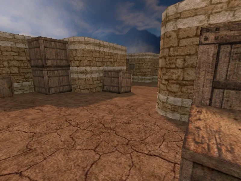 Скриншот  Карта de_turris для CS 1.6: Обзор и тактики