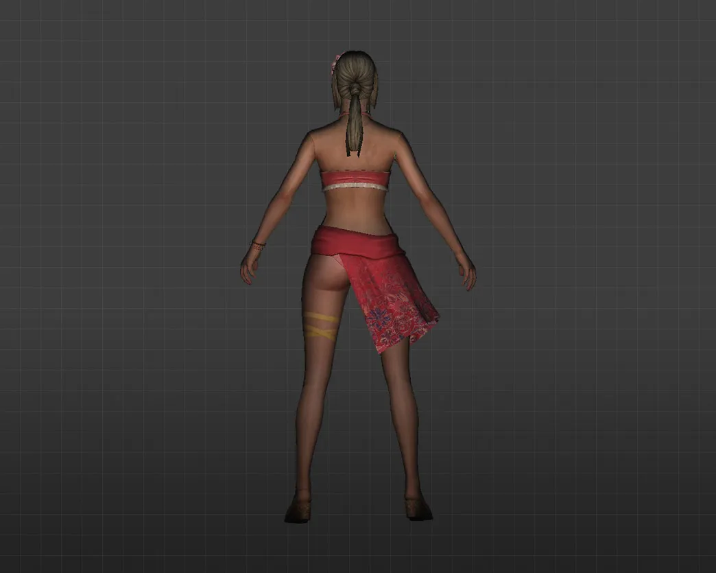 Скриншот Модель «девушка в купальнике» для CS 1.6 - Уникальный скин для игры