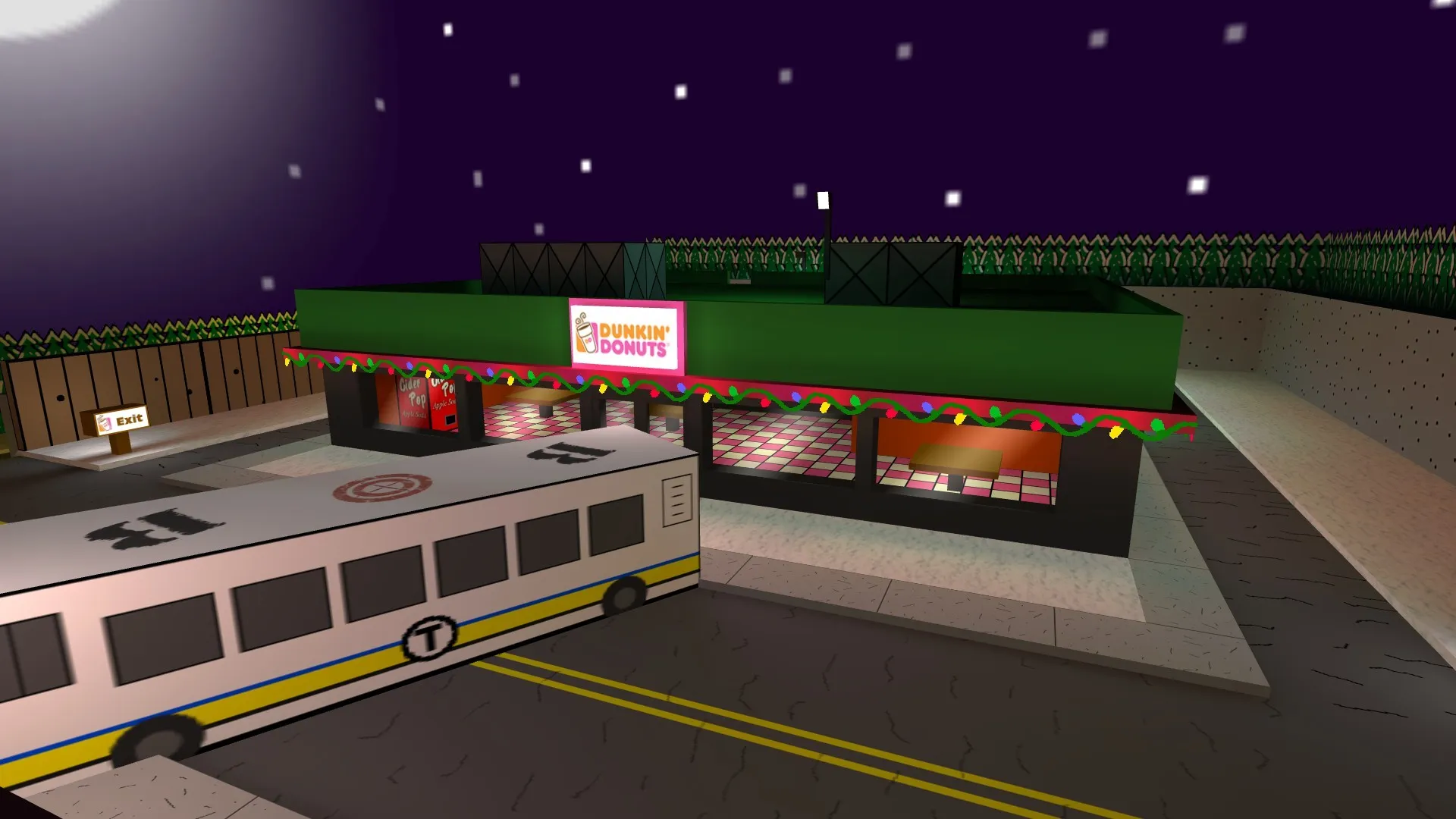 Скриншот  Карта «de_massachusetts_xmas» для CS 1.6 — Тактические особенности и преимущества