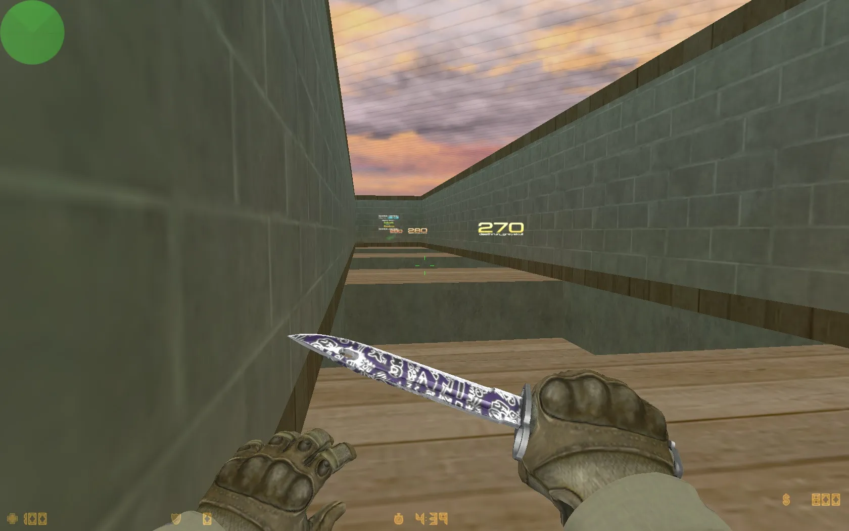 Скриншот  Карта deathrun_greyskull для CS 1.6: триггеры ловушек, быстрые раунды, баланс сторон