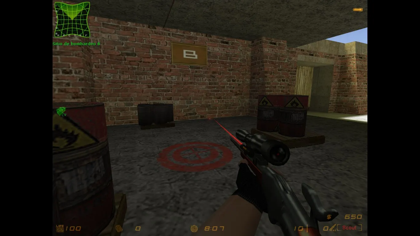 Скриншот  de_gamebanana карта для CS 1.6: баланс сторон, точки, .nav и оптимизация wpoly/epoly