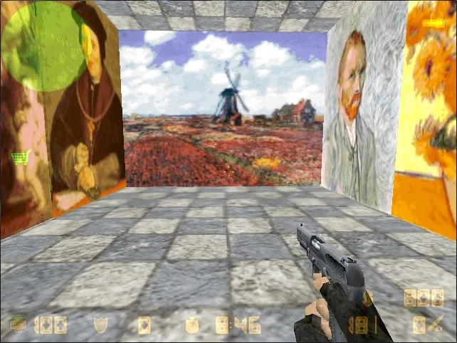 Скриншот  Карта de_uglypaintings для CS 1.6 – Обзор и особенности