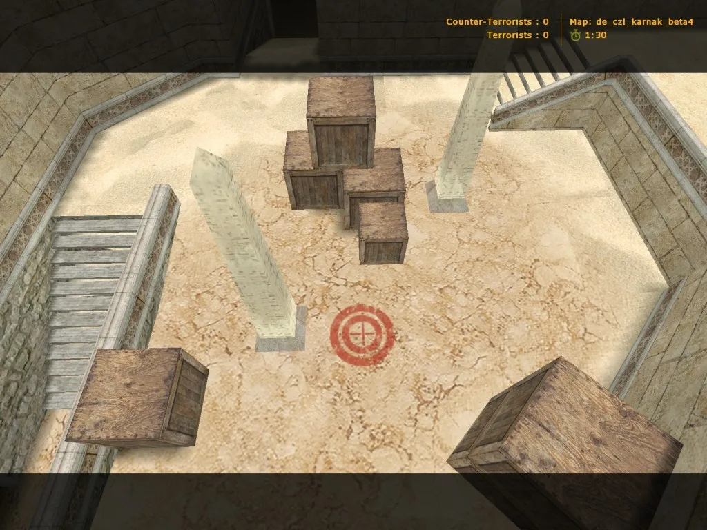 Скриншот  de_czl_karnak_beta4 — DE карта для CS 1.6: точки, ротации, боты и оптимизация wpoly/epoly