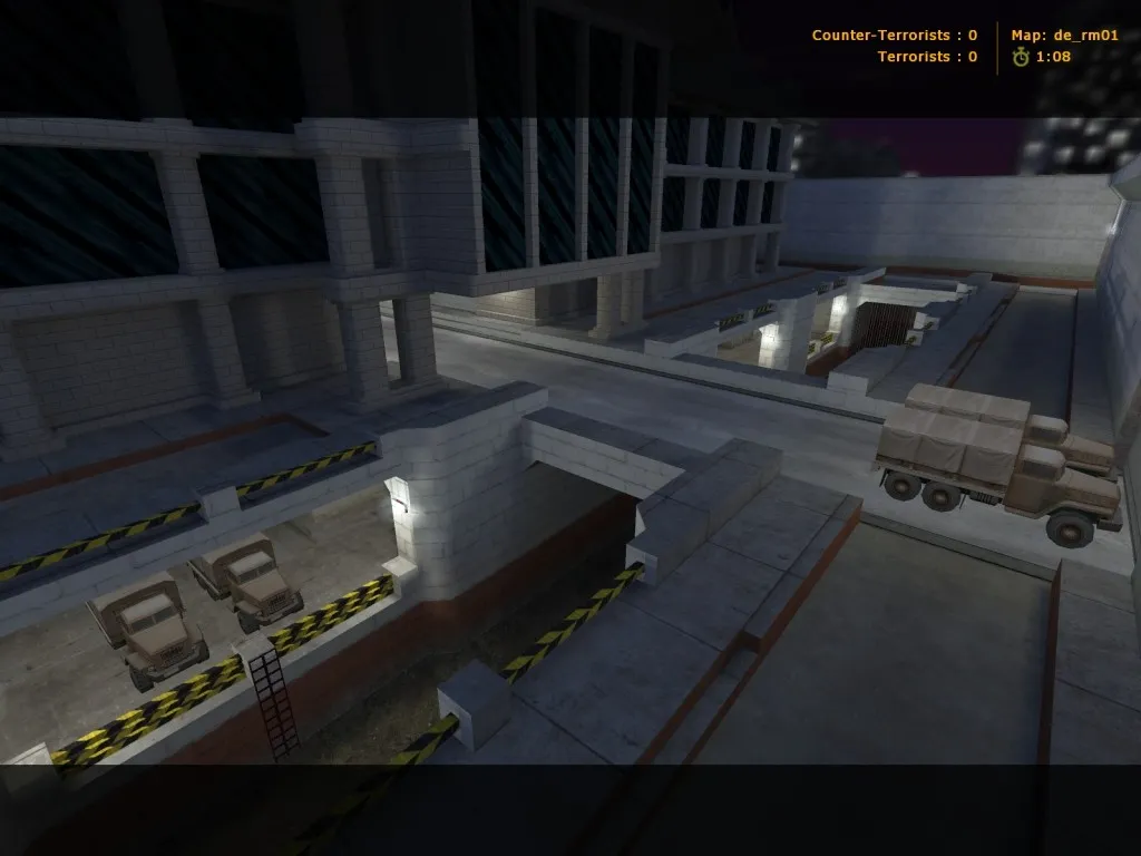 Скриншот  Карта de_rm01 для Counter-Strike 1.6: Тактические возможности и баланс сторон
