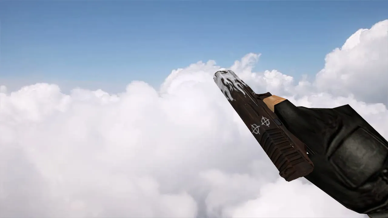 Скриншот Модель Glock «Оксидное пламя» для CS 1.6 - Уникальный стиль и качество